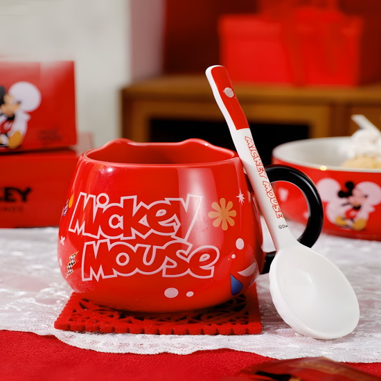 Mickey Mouse Porcelain Set 6 Pcs